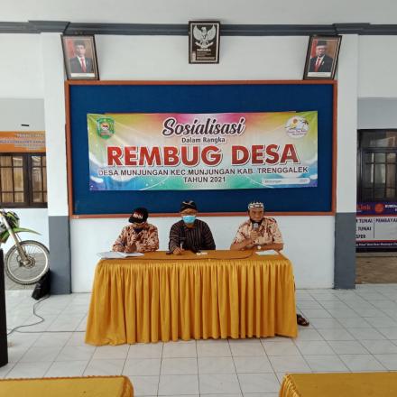 SOSIALISASI REMBUG DESA MUNJUNGAN TAHUN 2021